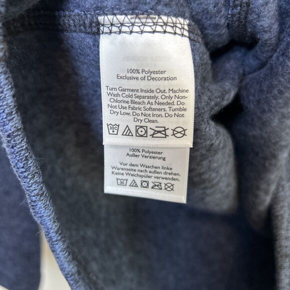 Eddie Bauer Sweater Men’s Small Navy Radiator Fleece 1/4 Zip Pullover Gorpcore - Picture 5 of 12